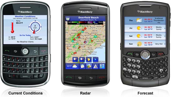 WeatherBug Elite for BlackBerry