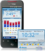 WeatherBug Time & Temp Android Widget