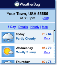 Mobile Weather for WAP